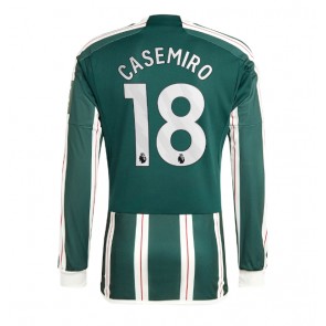 Maillot de foot Manchester United Casemiro #18 Extérieur 2023-24 Manche Longue